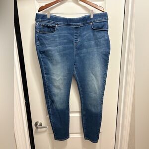 Levi Strauss Women’s Signature Totally Shaping Pull On Skinny Jeans Size 22M